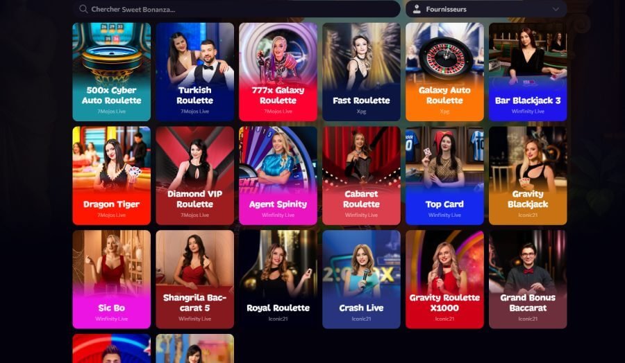 Aphrodite Casino Live casino