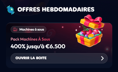 Gambiva Casino bonus hebdo