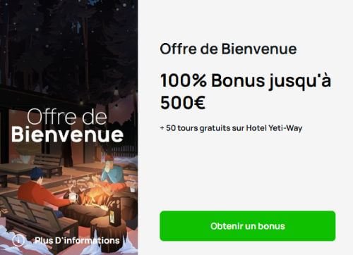 Millionz Casino bonus de bienvenue
