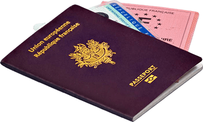 Papiers d'identités casino 18 ans, permis de conduire, carte d'identité, passeport