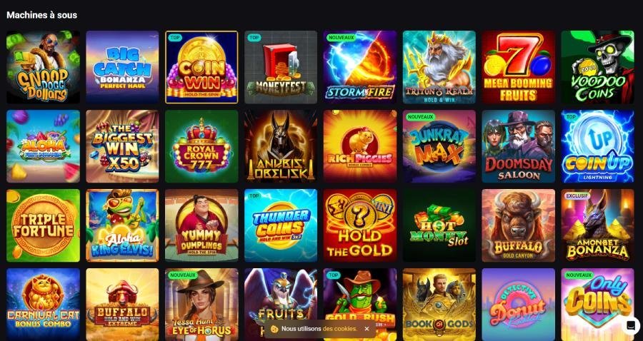 AmonBet Casino machines à sous