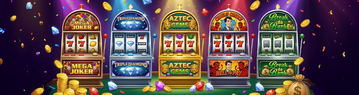 Bannière Machines à sous gratuites 3 rouleaux