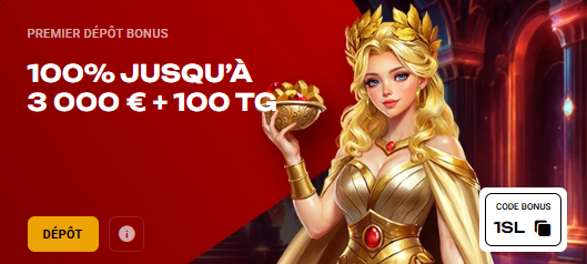 Slotlair Casino bonus de bienvenue 1er dépôt