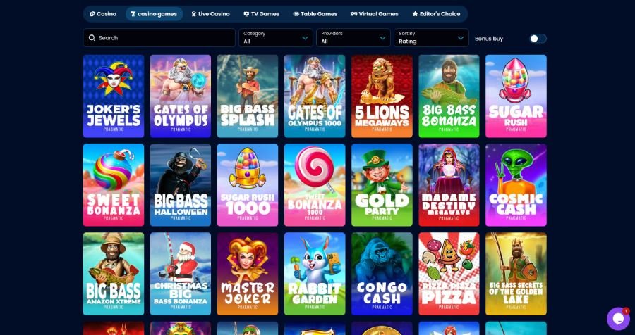 Starzspins Casino machines à sous