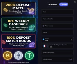 XsBets Casino inscription