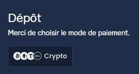 Baloo Casino page dépôt