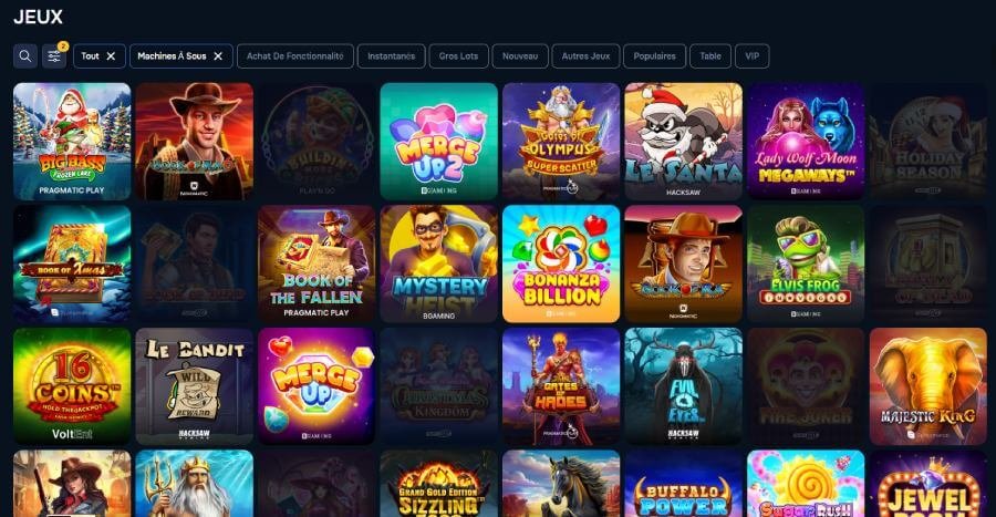 Baloo Casino machines à sous