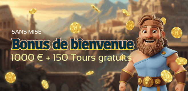 Hercules Casino bonus de bienvenue