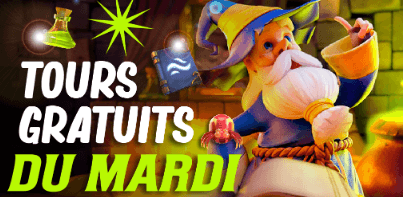 Merlin Casino bonus tours gratuits du mardi